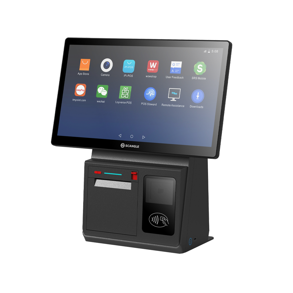 Scangle K5 Touch Kiosk Kiosk Systems POS with 80mm Thermal Print/2D barcode ماسح Scangle K5 Touch Kiosk Kiosk Systems POS with 80mm Thermal Print/2D barcode ماسح